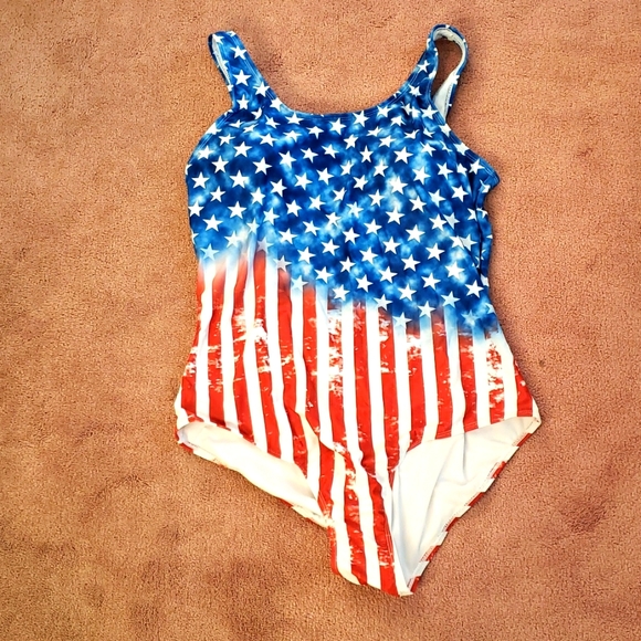 Other - NWOT American Flag Swimsuit